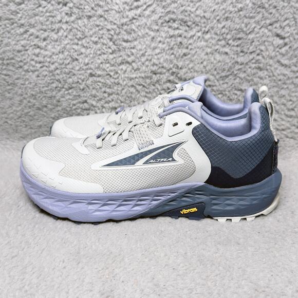 Altra Timp 5 Womens Size 8.5 Trail Running Shoes Gray Blue - Picture 3 of 11